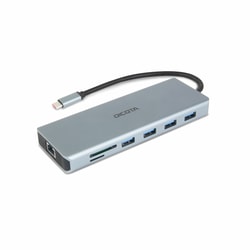 Docking station Dicota 100W HDMI/DP/usb-A/usb-C/microSD Argento [D32065]