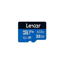 32GB Scheda Lexar MicroSDHC UHS-I High-Performance 633x 45-95MB/s Blu/Nero [LMS0633032G-BNNNG]