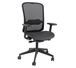 Sedia operativa Unisit Shape SHSU girevole con braccioli regolabili max 120kg Nero 1pz [SHSU/BR]