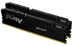 Ram DIMM DDR5 16GB Kingston 6000Mhz CL30 1.4V Nero [KF560C30BBK2-16]