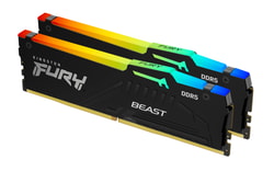 Ram DIMM DDR5 32GB Kingston 6000Mhz CL30 1.35V Nero [KF560C30BBAK2-32]