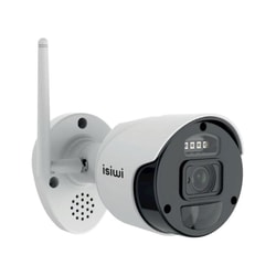Telecamera a batteria Isiwi wireless flai+ 2k bullet fissa per esterno IR led e showcolor audio bidi Bianco [ISW-BBT3M]