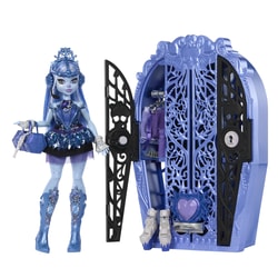 Bambola alla moda Mattel Monster High Abbey Doll con armadio in plastica/tessile Multicolore [HXH87]