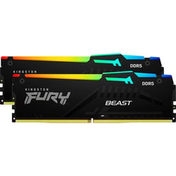 Ram DIMM DDR5 2x16GB Kingston 6000Mhz CL30 1.35V Nero [KF560C30BBEAK2-32]