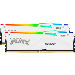 Ram DIMM DDR5 2x16GB Kingston 6000Mhz CL30 1.35V Bianco [KF560C30BWEAK2-32]