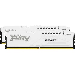 Ram DIMM DDR5 2x16GB Kingston 6000Mhz 1.35V Bianco [KF560C30BWEK2-32]