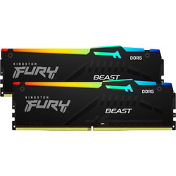 Ram DIMM DDR5 2x16GB Kingston 6800Mhz CL34 1.4V Nero [KF568C34BBEAK2-32]