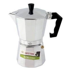 Caffettiera 3C Casa VIVI Buon Aroma 13cm 1tazza Alluminio