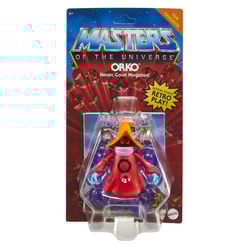 Action Figure Mattel HYD37 Masters of the Universe Origins Orko Eternia Wizard Motu 14cm su Supporto Trasparente Multicolore [HYD37]