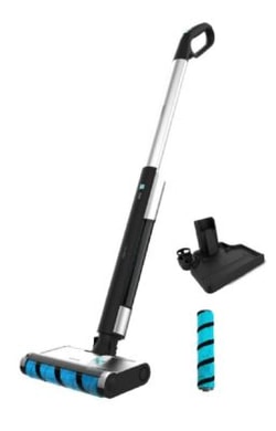 Scopa elettrica Cecotec FreeGo Wash & Vacuum 5826 Lavapavimenti Senza filo 40W 420ml Nero [5826]