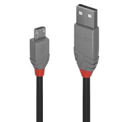Cavo Usb Lindy Tipo-A 2.0 5m Nero/Grigio [36735]