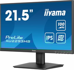 Monitor led 21.5" iiyama ProLite XU2293HS-B6 Full HD 1920x1080p/1ms/classe D/Nero [XU2293HS-B6]
