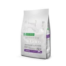 Cibo per cani Nature's Protection Superior Care White Dogs Grain Free Junior Salmon - dry food for puppies - 10 kg