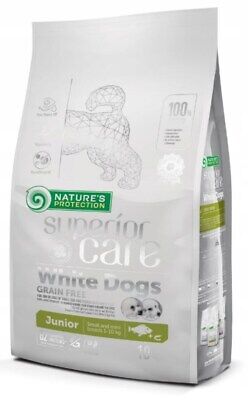 Cibo per cani Nature's Protection Superior Care White Dogs Grain Free Junior Small - dry food for puppies - 10 kg