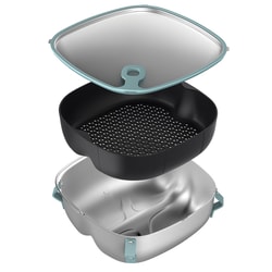 Accessorio Philips 2in1 per friggitrice 8.3l Alluminio Blu/verde