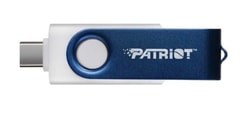 Pen Drive 128GB Patriot Xporter X550 USB-A/C 3.2 Blu/Bianco [PS128GX550AAD]