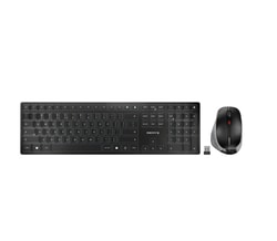 Tastiera Cherry DW 9500 Slim Meccanica Wireless/Bluetooth QWERTY con mouse dx 3000 dpi Nero/Grigio [JD-9500ES-2]