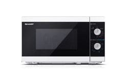 Forno microonde meccanico Sharp con grill 20l 800W/1000W Bianco/Nero [YC-MG01EW]