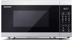 Forno microonde digitale Sharp YC-MG81ES con grill/congelamento rapido/timer 28l 900W/1100W Argento/Nero