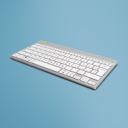Tastiera R-go tools ergonomica Wireless Bluetooth QWERTY Bianco [RGOCOITWLWH]
