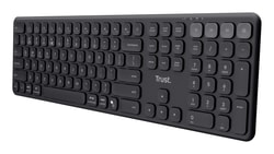 Tastiera Trust Vaiya Universale Usb RF Wireless Bluetooth Italiano Nero