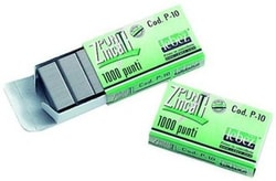 Punti cucitrice Lebez 20x1000 zincati P-10 passo 10 [P-10]