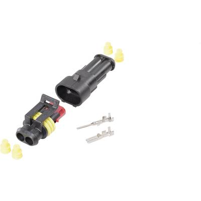 CONNETTORE 4 POLI AMP SUPERSEAL CONTATTI MASCHIO - Foto 8