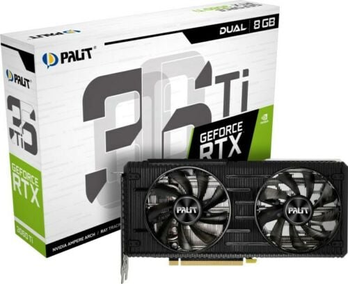 t*a様 PALIT GeForce RTX 3060 Ti 8GB DUAL Scheda Video NVidia Palit GeForce RTX 3060 Ti Dual 8Gb GDDR6 PCI