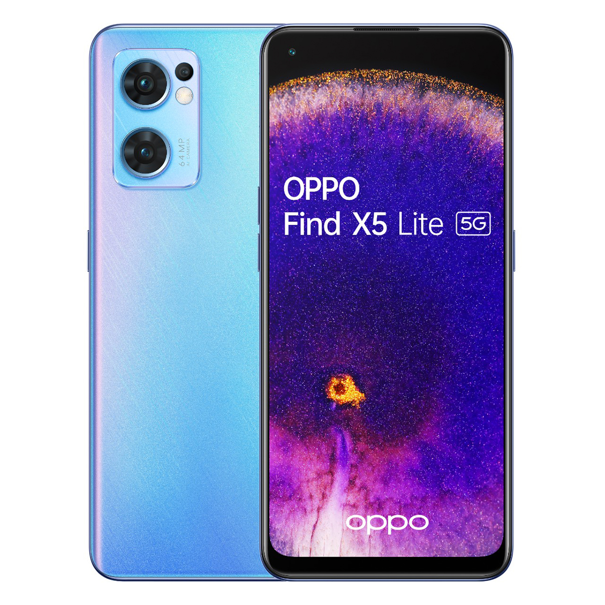 Smartphone Oppo Find X5 Lite 6.43" 8GB/256GB Dual SIM Startails Blue [6041853]