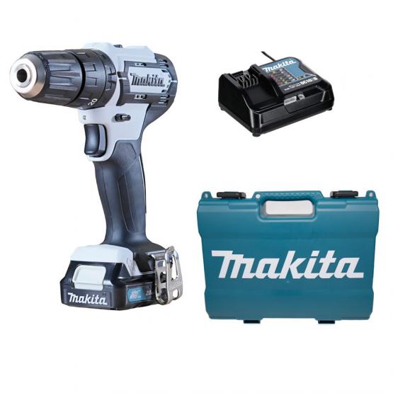 Trapano a percussione Makita HP333DSAW White Edition 12V 2.0Ah
