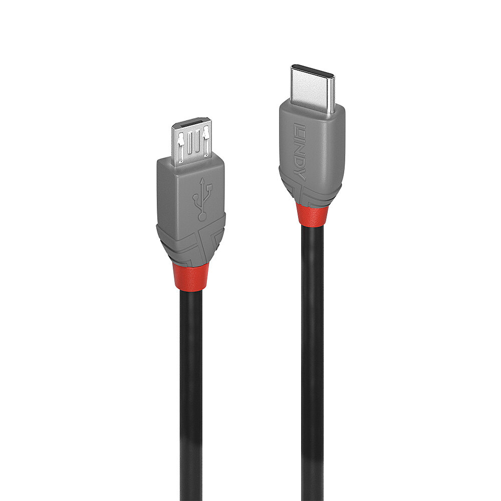 Lindy 41755 Cavo USB 2.0 Tipo A a B Trasparente, 5m