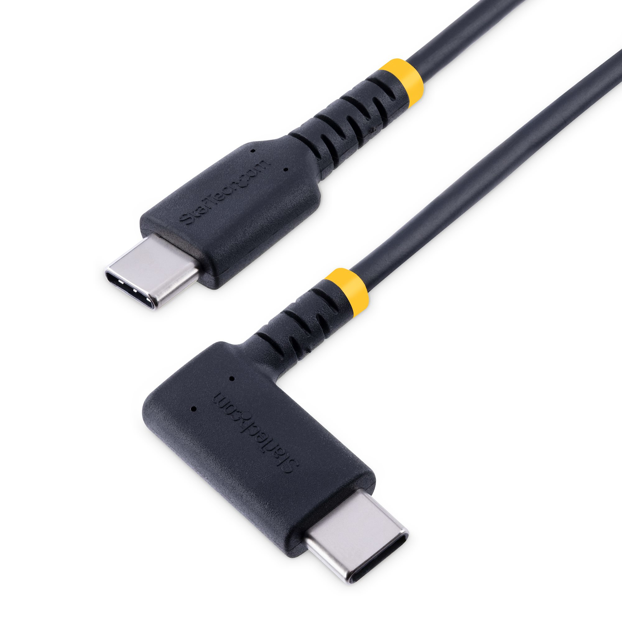 Cavo USB-C Angolato 90° Da 25 Cm - Prolunga Tipo C Maschio A USB-A Maschio, Per Ricarica E Sincronizzazione Dati, Placcato Oro, Per Samsung Galaxy, Huawei, Nexus - 4