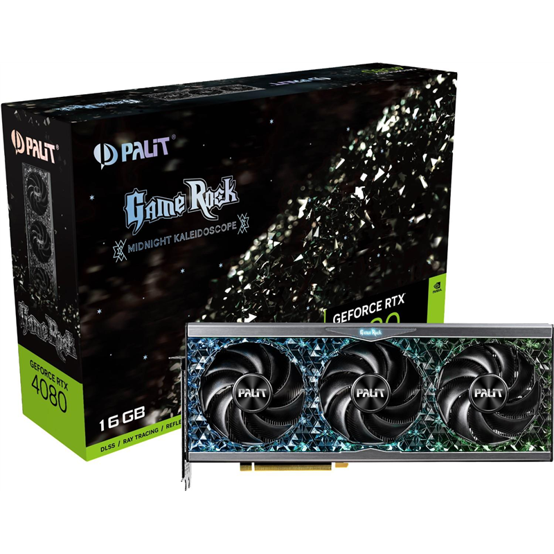 Scheda Video NVidia Palit GeForce RTX 4080 GameRock 16GB GDDR6X 256bit