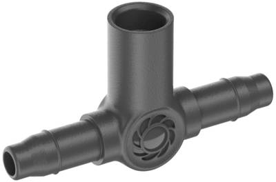 SPRYCLE 50PCS Barb Tee 3-Way 4/7mm Connettore Irrigazione da giardino Tubo da 1/4 di pollice Giunto per tubo Micro Strumento di irrigazione a goccia per vasi da fiori  15