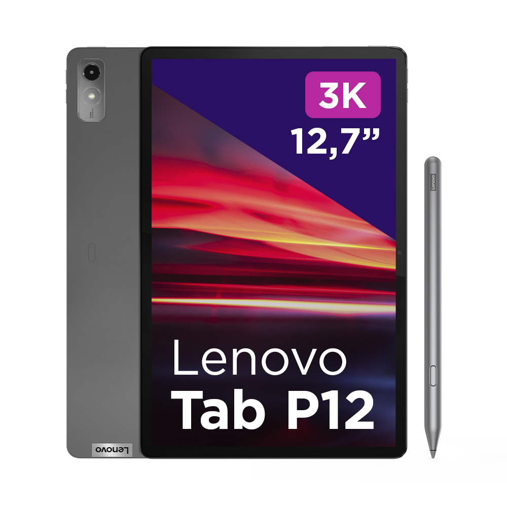 Tablet Lenovo Tab P12 Mediatek 3k 12.7" WiFi + Penna 8GB/128GB/And13 ...