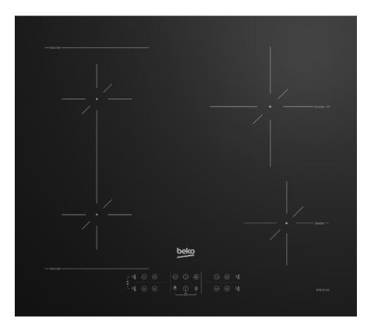 Beko Piano Cottura a Gas 4 Fuochi 60 cm colore Inox - HIAW64226SXE Beko Piano Cottura a Gas 4 Fuochi 60 cm colore Inox - HIAW64226SXE