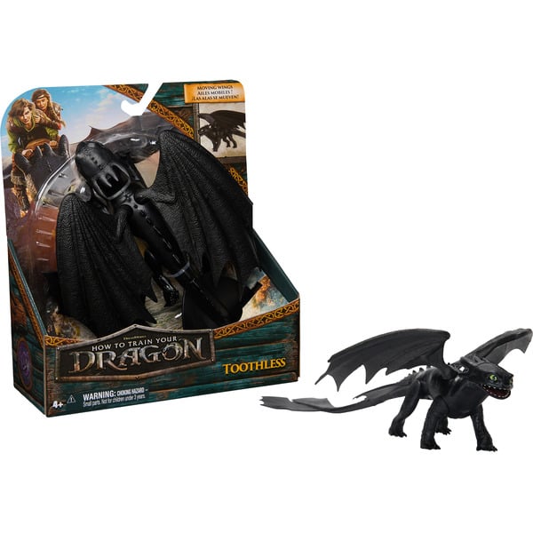 Figurina Spin Master Dragon Trainer Toothless Nero [6074363]