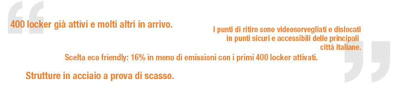 Informazioni sui locker Informazioni sui locker